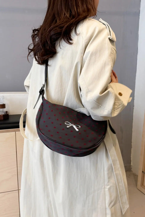 'Jolene' Bowknot Polyester Crossbody Bag - Celes Fashion